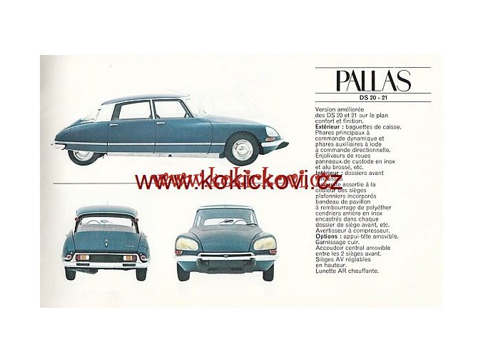 CITROEN 2CV ID 19 DS 20 PALLAS BREAK PROSPEKT