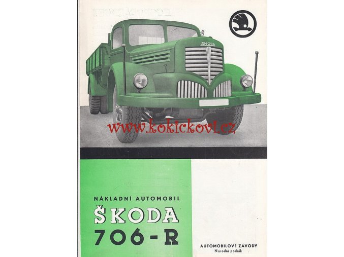 ŠKODA 706 R ORIGINÁLNÍ PROSPEKT NÁKLADNÍ VŮZ