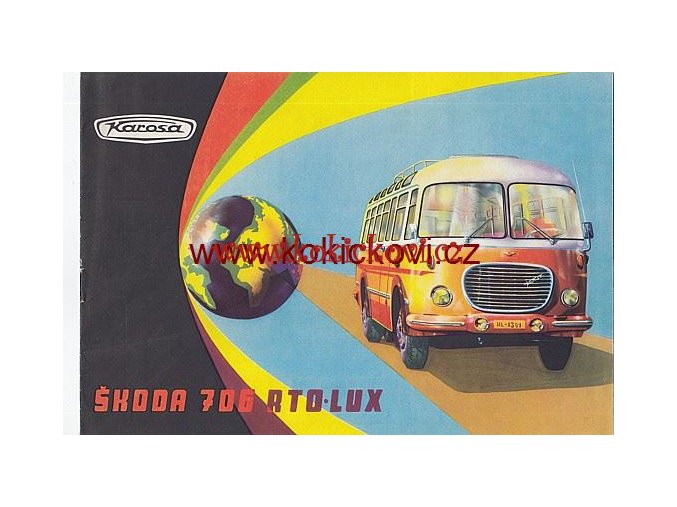 AUTOBUS ŠKODA 706 RTO - LUX PROSPEKT 1963 KAROSA