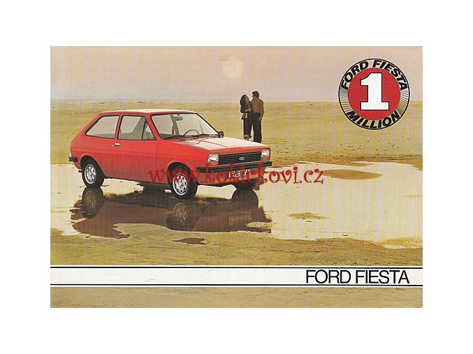 FORD FIESTA PROSPEKT 8 STRAN FORMÁT A4 TEXT ANGLICKY