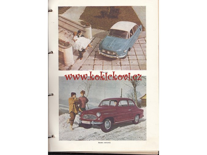 KATALOG ČS. VOZIDEL 1960 TATRA 603 ZETOR 4011 JAWA 350 ŠKODA LIAZ