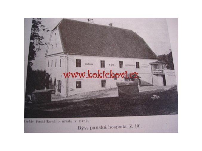 VRANOV U BRNA HISTORIE A PAMÁTKY JUDR. BERÁNEK 1940 - POZOŘICE