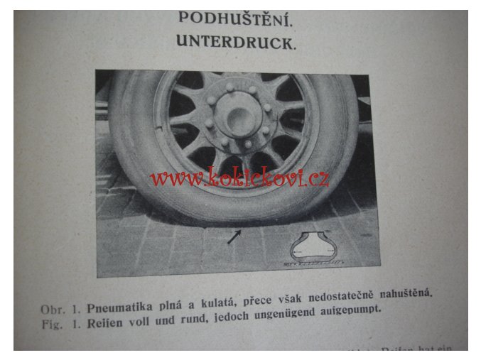 PNEUMATIKY FISK - REKLAMNÍ BROŽURA A5 - 20 STRAN - 193?