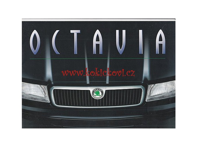 REKLAMNÍ PROSPEKT ŠKODA OCTAVIA 199? - 12 STRAN A4 - PĚKNÝ STAV