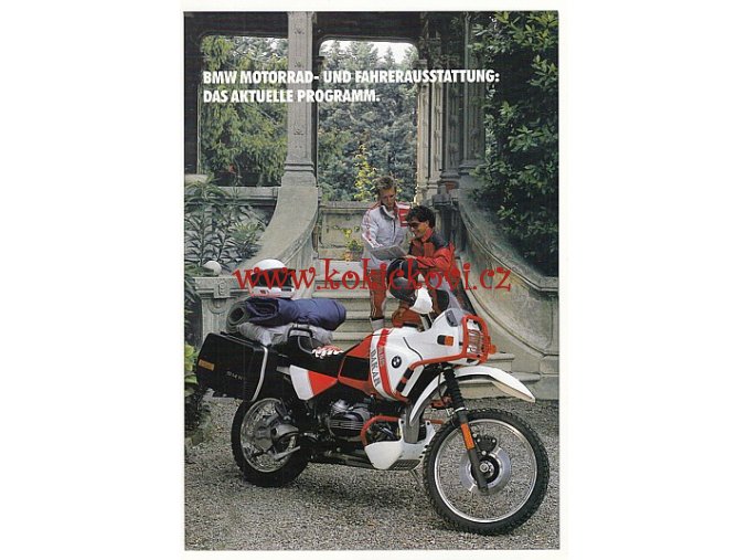 BMW MOTORRAD - PROSPEKT MOTOCYKL - 4 STRANY FORMÁT A4
