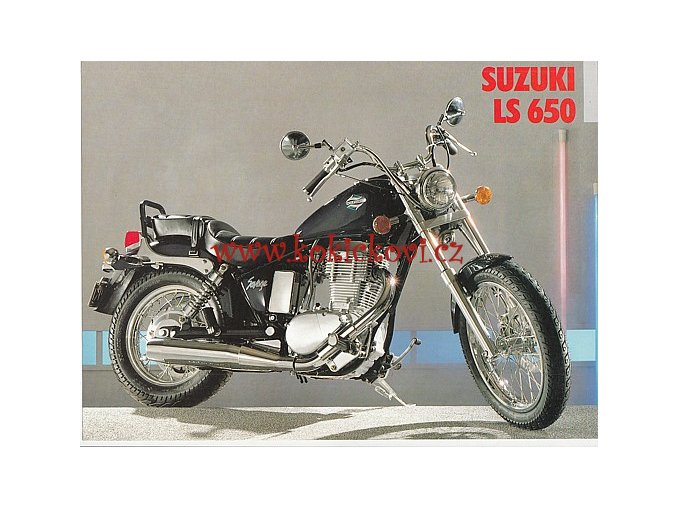 SUZUKI LS 650 - REKLAMNÍ PROSPEKT - TEXT NĚMECKY - 1 LIST A4