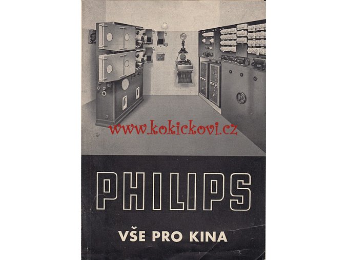 PHILIPS PRO KINA - REPRODUKTORY - ZESILOVAČE - PROMÍTAČKY - REKLAMNÍ PROSPEKT 193?