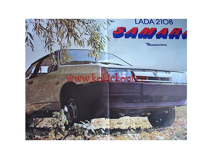 VAZ - Lada 2108 Samara - Mototechna - 1987 - prospekt