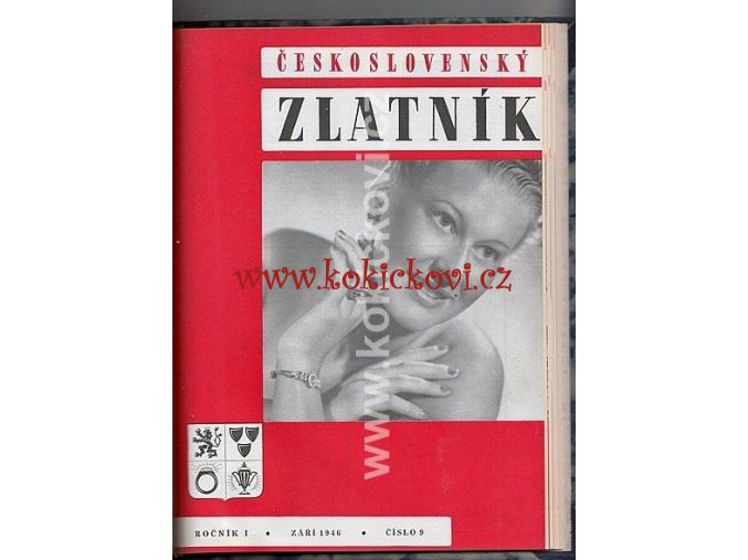 ČESKOSLOVENSKÝ ZLATNÍK - 1. ROČNÍK 100% KOMPLET 1945-1946 - 12 ČÍSEL - ZLATNICTVÍ - ŠPERKAŘSTVÍ - KLENOTNICTVÍ