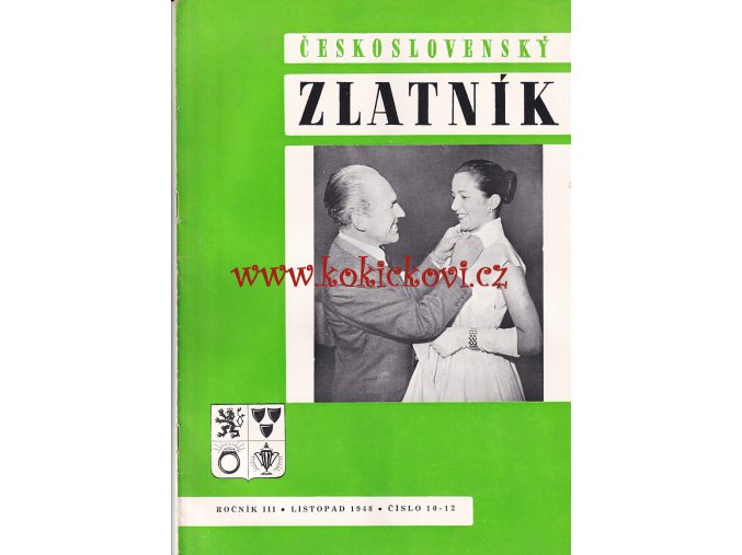 ČESKOSLOVENSKÝ ZLATNÍK - 3. ROČNÍK 100% KOMPLET 1948 - 12 ČÍSEL - ZLATNICTVÍ - ŠPERKAŘSTVÍ - KLENOTNICTVÍ