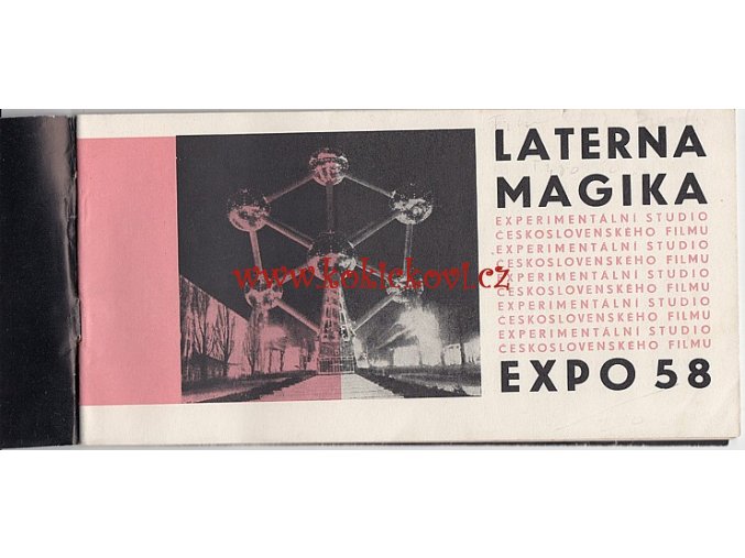 Laterna magika, experimentální studio československého filmu v Praze : Program Expo 58 - obálka Libor Fára