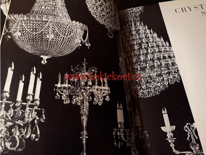 A BOOK ABOUT BOHEMIAN CHANDELIERS / KNIHA O ČESKÝCH LUSTRECH PROPAGAČNÍ PUBLIKACE 1974 - GLASSEXPORT 1724-1974