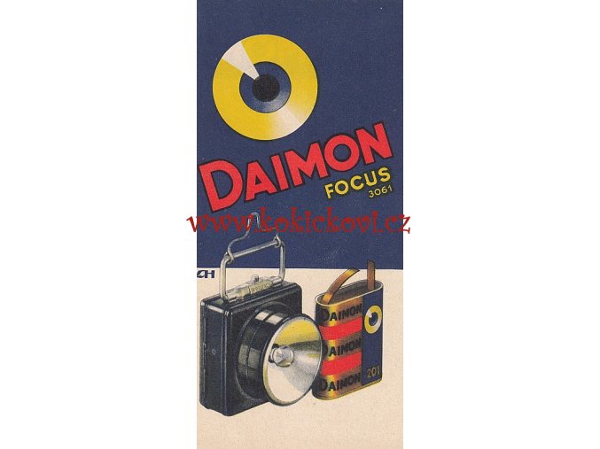 REKLAMNÍ ÚČTENKA DAIMON BATTERY - LEO HEILBRUNN - ROZMĚRY 7,5*16 CM