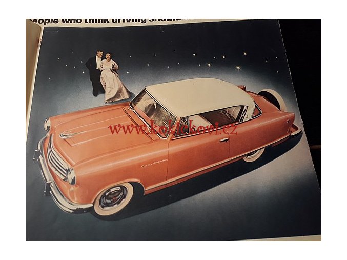 REKLAMNÍ PROSPEKT / KATALOG 1955 AMC American Motors RAMBLER Lg Color Sales Brochure