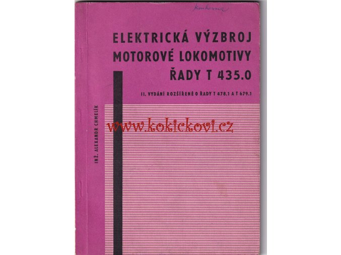 ELEKTRICKÁ VÝZBROJ MOTOROVÉ LOKOMOTIVY ŘADY T 435.0