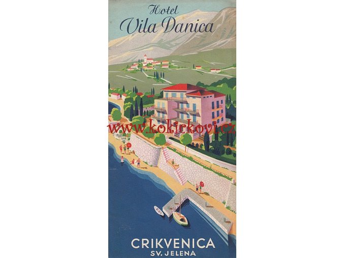 HOTEL VILA DANICA Travel Brochure, 1936 - CZECH EDITION - ART DECO