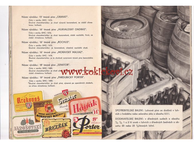 Katalog piva - 1955