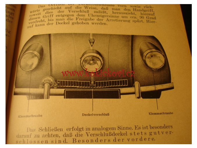 TATRA 87 - GEBRAUCHSANWEISUNG DES STROMLINIEN - WAGENS - TATRA 87 - ORIGINÁL NÁVOD K POUŽITÍ 193?