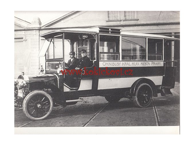 Süddeutsche Automobilfabrik G. M. B. H. Gaggenau OMNIBUS - REKLAMNÍ FOTOGRAFIE ROZMĚRY A STÁŘÍ VIZ POPISEK