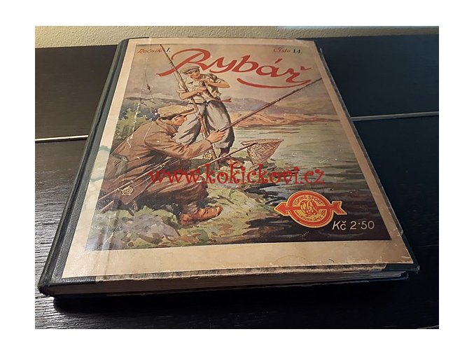 1. ROČNÍK ČASOPISU RYBÁŘ 1934 SRPEN 1933 - LISTOPAD 1934 (17 ČÍSEL)