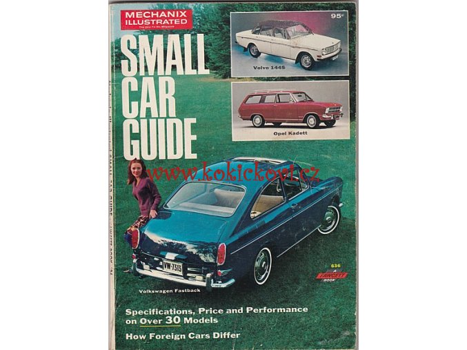 Small Car Guide book 1967 - KATALOG VOZŮ Peugeot, BMW, Volkswagen, Jaguar, Triumph, PORSCHE AJ - ANGLICKY