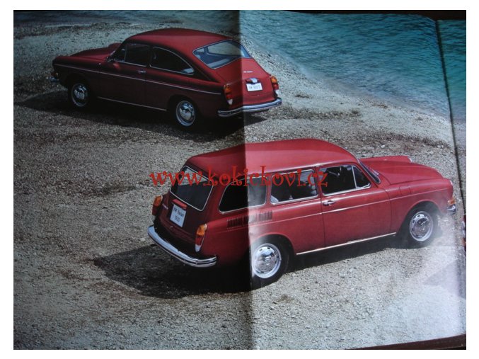 Volkswagen - VW 1600  - prospekt - 1970 - francouzsky - výrobní program