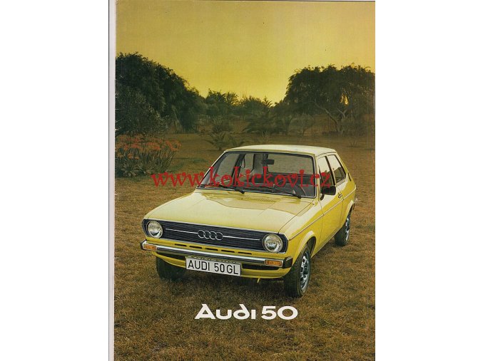 AUDI 50 - REKLAMNÍ PROSPEKT - A4 - 18 STRAN - ITALSKY - PĚKNÝ STAV