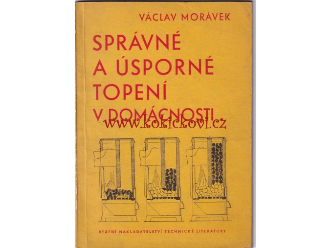 Správné a úsporné topení v domácnosti - Václav Morávek - SNTL 1958