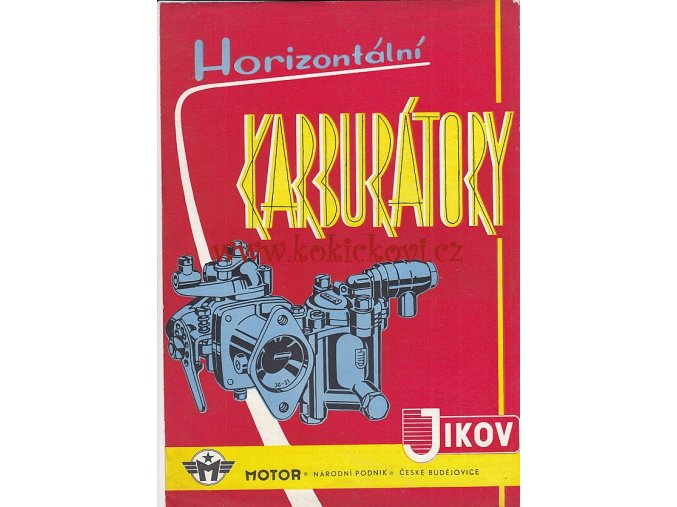 Jikov - horizontální karburátory Jikov POH, LOH - reklamní prospekt - 1963