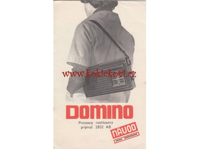 Návod - Domino - Prenosný rozhlasový prijímač 2832 AB slovensky