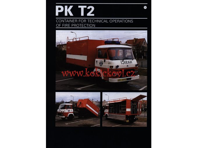 AVIA A31.1.N. - PK T2 - kontejner pro technické operace - prospekt - 1996 - THT Polička