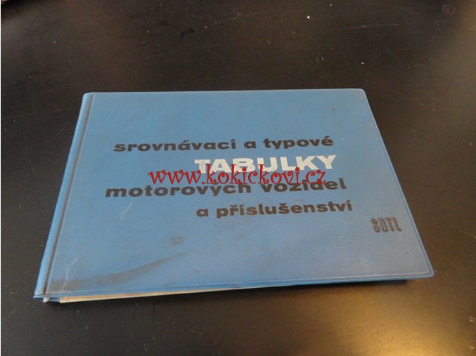 Srovnávací a typové tabulky motorových vozidel a příslušenství - sntl 1960