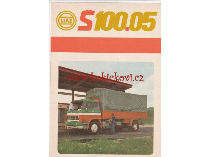 Liaz Š 100.05 - nákladní automobil - prospekt