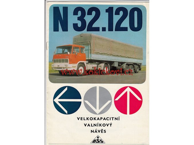 VELKOKAPACITNÍ NÁVĚS BSS N32.120 - REKLAMNÍ PROSPEKT 12 STRAN
