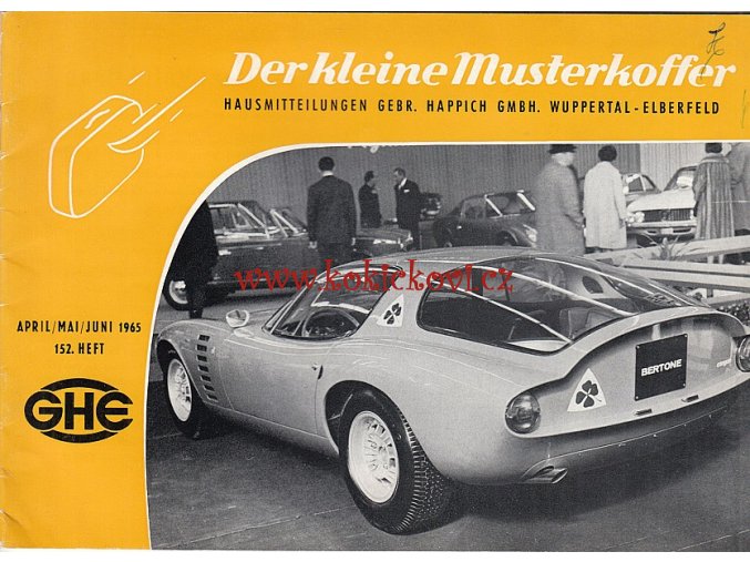 DER KLEINE MUSTERKOFFER 1965 - HEFT 152 - RENAULT 16 - FIAT 850 SPIDER - MASERATI