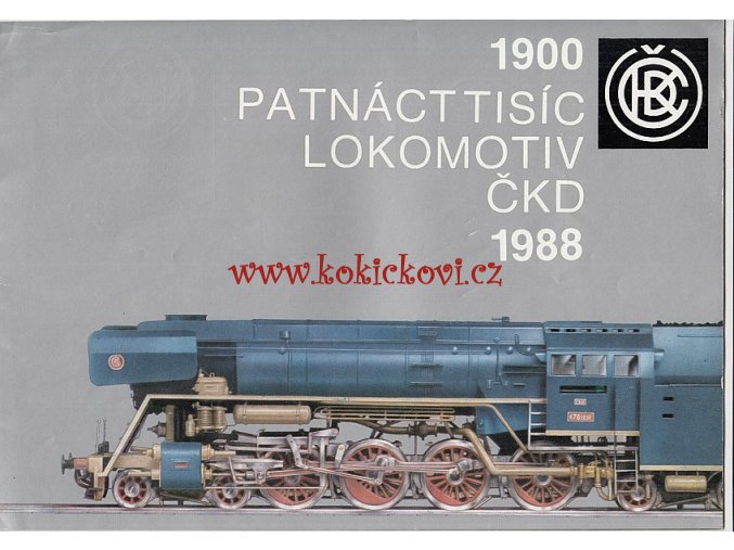 PROSPEKT LOKOMOTIVY ČKD 1900-1988; T478, T434