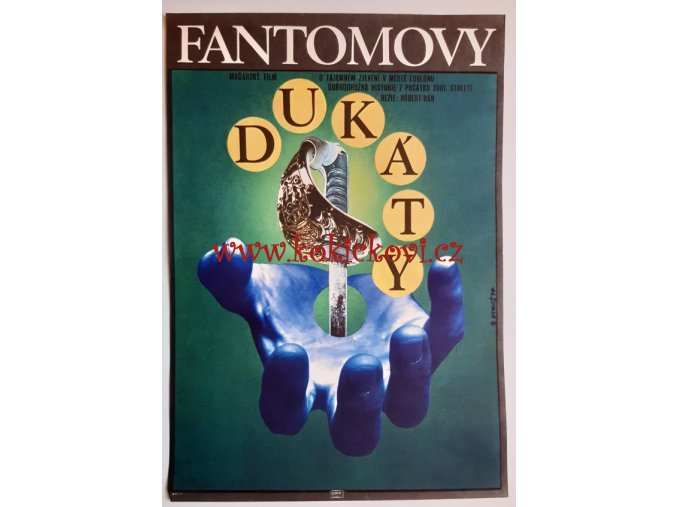 FANTOMOVY DUKÁTY - 1977 - filmový plakát - ALEXEJ JAROŠ