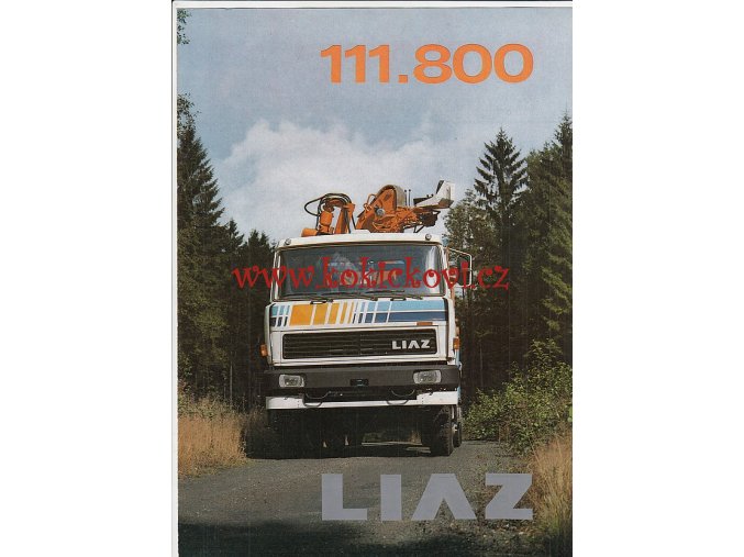 Liaz 111.800 - účelový podvozek 4 x 4 - reklamní prospekt