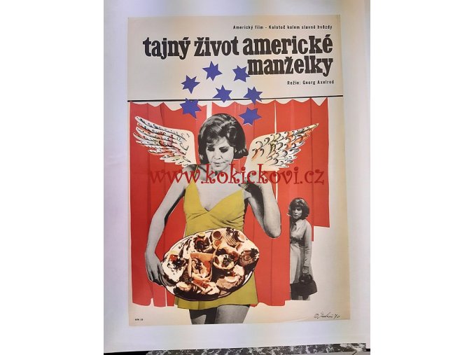 TAJNÝ ŽIVOT AMERICKÉ MANŽELKY - 1970 - filmový plakát