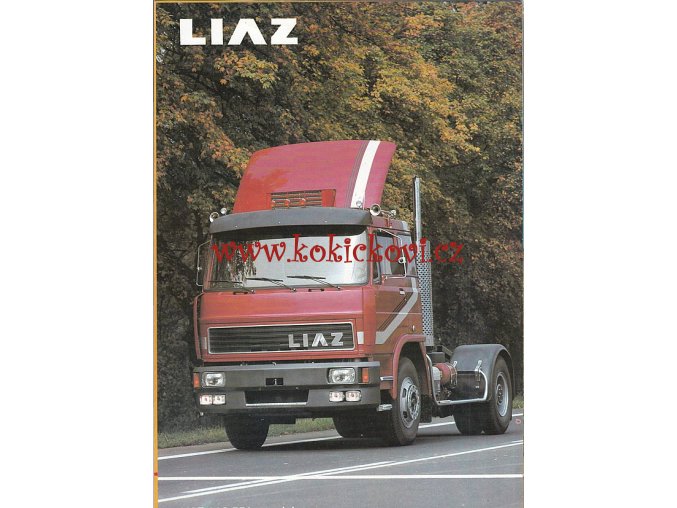 LIAZ JABLONEC NA NISOU - výrobní program - reklamní prospekt - KAROSA B 731 - NÁVĚS N 13CH AJ.  texty česky - 6x A4