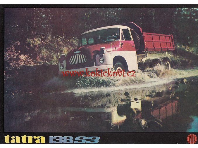 Tatra 138 S3 M 6 x 6 - reklamní prospekt - A4 - texty česky