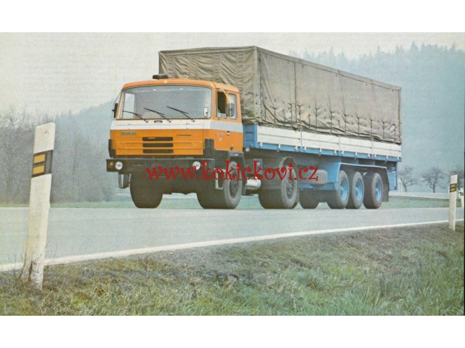 Tatra 815 NT 16 235 4x4.1 - návěsový tahač - - reklamní prospekt - texty česky - 4 strany A4