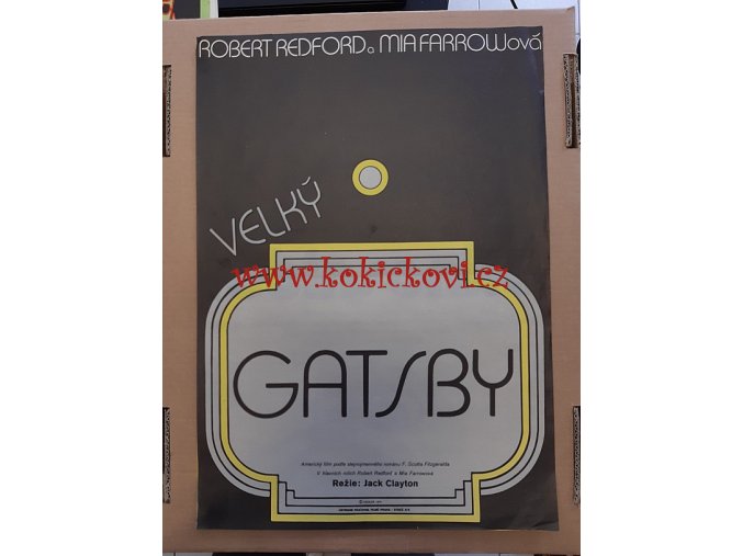 FILMOVÝ PLAKÁT A3 - VELKÝ GATSBY