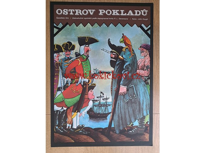 FILMOVÝ PLAKÁT A3 - OSTROV POKLADŮ
