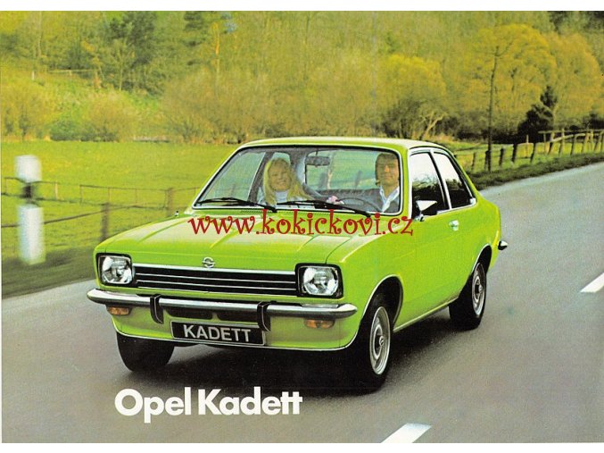 Opel Kadett - 1976 - prospekt - 1 list A4 - texty německy