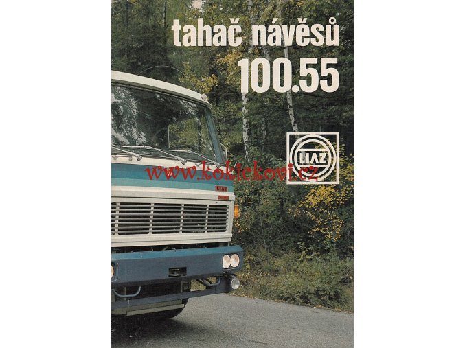 Liaz 100.55 - tahač návěsů - reklamní prospekt - 4 strany A4