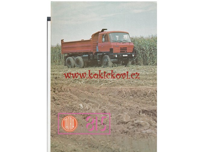 Tatra 815 S3 26 208 6x6.2 - reklamní prospekt A4 - 4 strany - česky