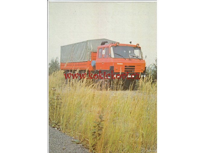 Tatra 815 VE 27 208 6x6.2 - valníkový automobil - reklamní prospekt A4 - 4 strany - česky