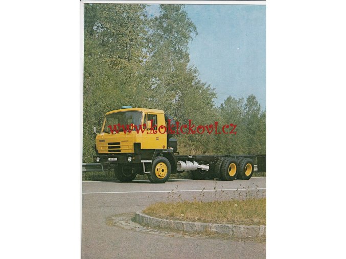 Tatra 815 PR3 26 208 6x6.2 - šasi - reklamní leták - A4 - texty česky - 4 strany