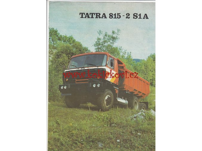 Tatra 815-2 S1 A - Arktik 28 210 6 x 6.2 - reklamní prospekt - A4 - 4strany - texty česky